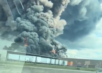 애틀랜타 “대규모 화학물질 구름”.. 주민들 재택대피 경보