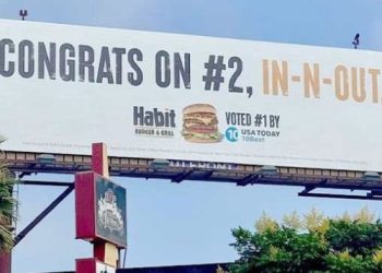 “2등 축하해, 우린 1등이야” … 인앤아웃 저격 화제