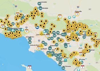 LA-OC 등 남가주 전역 10만가구 단전 … 산타아나 강풍에 산불 우려 안전조치