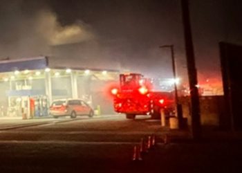 한인타운 올림픽∙크렌셔 주유소 인접 건물 화재(영상)