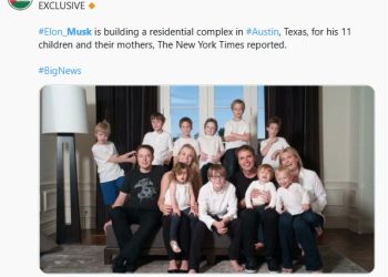 ‘자녀 11명’ 머스크, 텍사스에 3,200만 달러 대저택 구입
