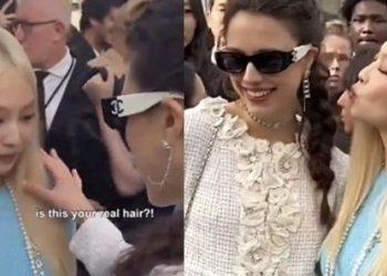 블핑 제니 금발 만지며 “이거 진짜?”… 인종차별 논란