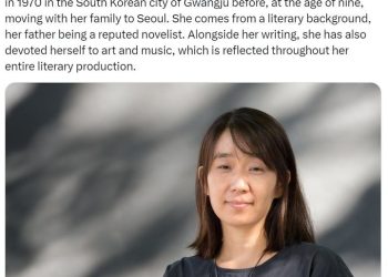 노벨위원회, SNS에 ‘한강, 채식주의자’ 한글로 소개