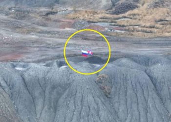 러 점령지에 북한 인공기 등장…온라인서 사진 확산