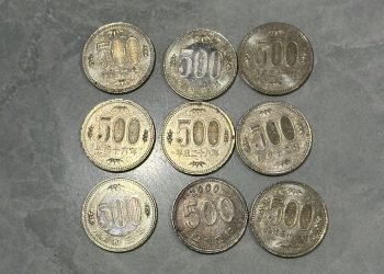 500엔에 섞인 500원 동전…한국인 관광객에 분노