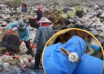 실수로 버린 다이아 반지, 매립장서 30시간만에 찾아