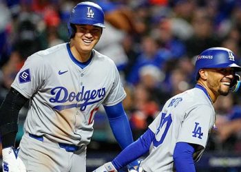 ‘오타니 홈런포’ 다저스, 월드시리즈 1승 남았다 … 메츠 대파