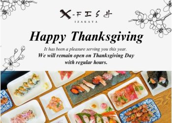 부에나 파크 X-Fish, 추수감사절 정상영업