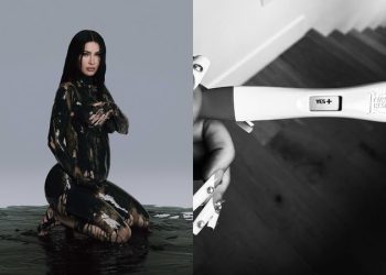 검은 액체 온몸에 붓고…전신누드 메간 폭스