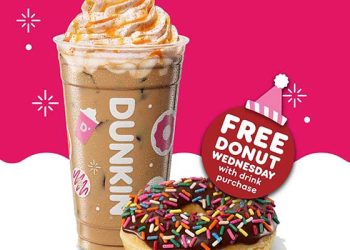 연말까지 매주 수요일 무료 도넛 … ‘던킨 도너츠’