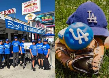 핑크스 핫도그, 다저블루 변신 … 8달러 블루스독 출시