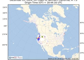 북가주 해안 규모 7.0 지진, 500여만 명 쓰나미 경보(영상)