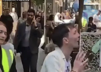 호기심에 그만…얼음 조각상에 혀 달라붙어(영상)