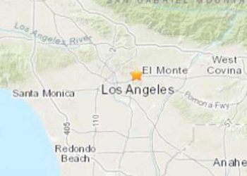 LA 몬테레이 파크  규모 2.8 지진 발생