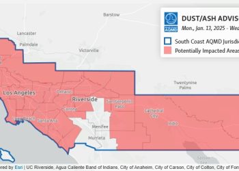 LA시 N95 마스크 무료 배포 … 먼지-재 주의보 연장