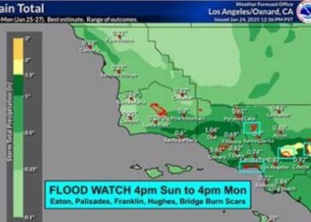 남가주 전역 첫 겨울 폭풍 … 주말 내내 곳곳 소나기, 강수량 1인치 이상