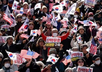 설 명절 연휴 첫날도 ‘탄핵 찬반’ 집회