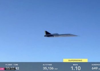 초음속 여객기 부활 ‘성큼’…미 XB-1, 초음속 비행 첫 성공