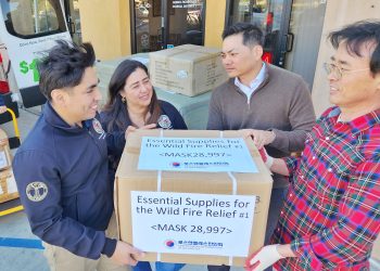 LA한인회, ‘허스트 산불’ 지역에 마스크 3만 장 전달
