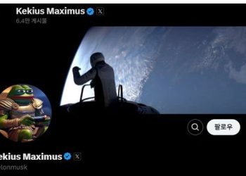 머스크가 X 계정 이름 바꾸자…밈 코인 900% 폭등