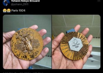 도금 벗겨진 파리올림픽 메달 … 루이비통은 ‘침묵’