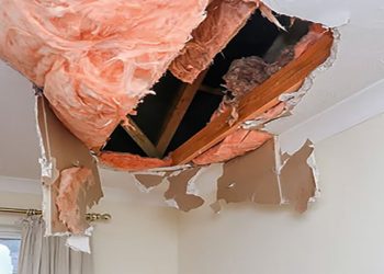 제트블루 여객기서 수박 크기 얼음 추락, LA 주택 박살