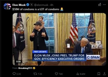 누가 백악관 실세? … 머스크, 오벌룸 트럼프 옆에서 첫 언론 인터뷰