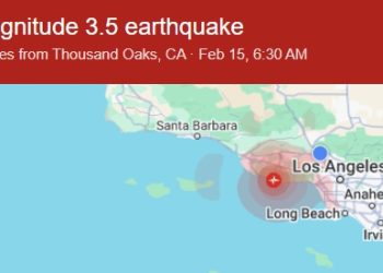 말리부, 인랜드서 하루 새  3차례 연달아 지진 발생