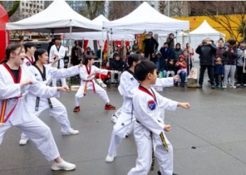 [워싱턴주]시애틀 설날 축제서 태권도 시범 … 기념일 지정 후 첫행사
