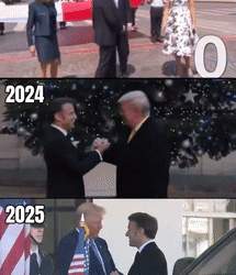 [화제] 트럼프·마크롱 기싸움 …17초간 ‘악수’하며 힘 대결(영상)