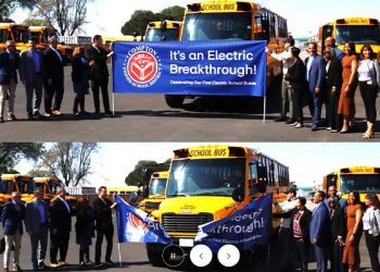 캄튼 교육구, 스쿨버스 모두 전기버스로 교체한다