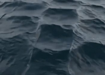 합성 아니다…’바둑판 모양’ 기이한 파도 정체는?(영상)