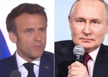푸틴, ‘핵우산’ 발언 마크롱 겨냥 “나폴레옹 최후 잊었나”