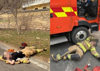 불길 속 사투에 탈진…순직할 뻔한 소방관들, 시민들이 나섰다