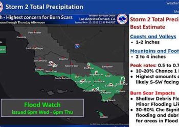 이번 주 두 차례 폭풍 강타… 집중 호우 예상, 홍수주의보