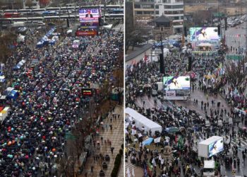 윤 파면에도 집회 계속 .. “민주주의 승리” vs “사기탄핵”