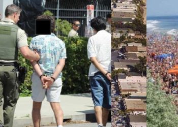 결국 난장판 산타바바라 ‘델토피아 파티’ … 다행히 사망자는 없어