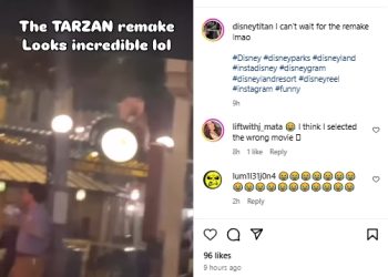 디즈니랜드서 나체로 ‘타잔 놀이’ 남성 체포