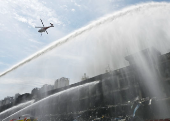 금호타이어 95% 진화…국가소방동원령 해제