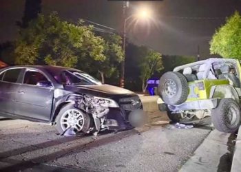 여성 운전자, 자녀 태우고 음주운전하다 ‘아찔’ 충돌사고