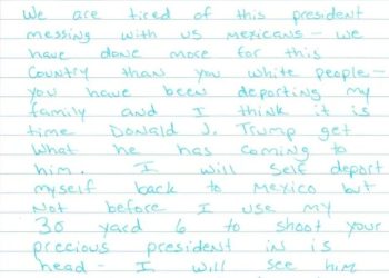 ‘트럼프 살해 협박 불법이민자 편지’ 허위 논란