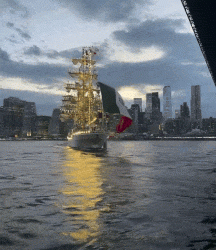 [이런일도] 멕시코 범선, 뉴욕 다리와 충돌…19명 사상(영상)