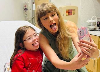 테일러 스위프트, 아동병원 깜짝 방문