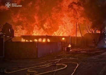 러,  우크라에 사상최대 공격 … 수도 키에프 전역 불바다