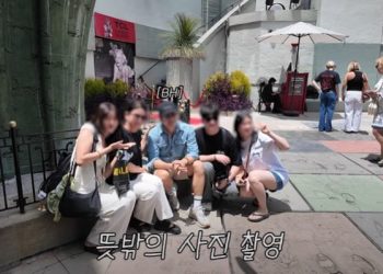 LA 온 이병헌·이민정…할리웃 거리서 팬 만났다