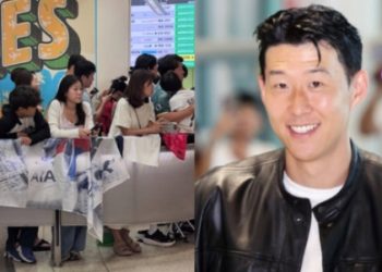 손흥민 LA 입성, 한인팬들 공항서 환영 … 입국 직후 LAFC 경기 관전, 오늘 입단식