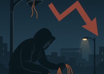 “밤길 어두운 한인타운 이유 있었다”