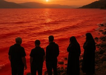 “성경 속 재앙이 현실로?”…’핏빛 갈릴리해’에 이스라엘 술렁