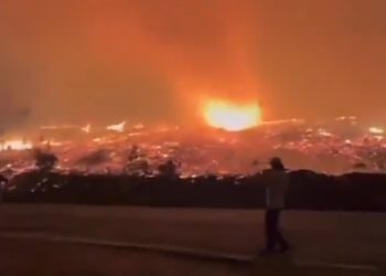 사상 최악의 산불 재앙 스페인, 축구장 48만개 넓이 잿더미