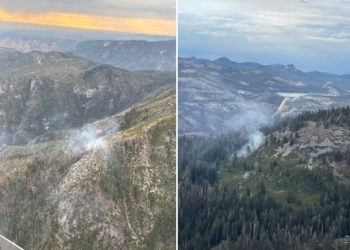 번개 불길 속출…폭염 속 곳곳 산불, 기온 110도 치솟아
